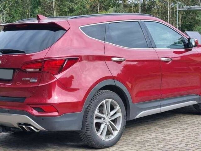 Красный Хендай Санта Фе, объемом двигателя 2 л и пробегом 57 тыс. км за 12500 $, фото 5 на Automoto.ua