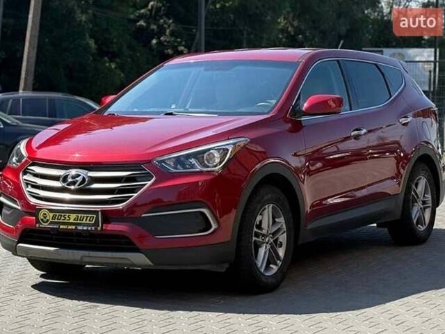 Красный Хендай Санта Фе, объемом двигателя 2.36 л и пробегом 92 тыс. км за 17200 $, фото 2 на Automoto.ua