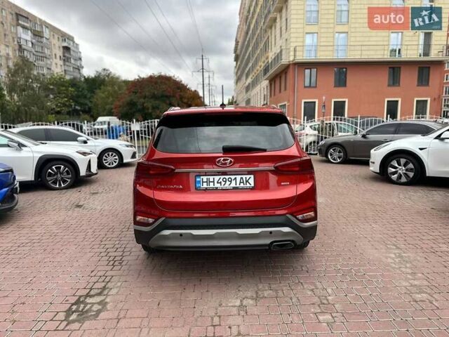 Красный Хендай Санта Фе, объемом двигателя 2.36 л и пробегом 63 тыс. км за 18300 $, фото 2 на Automoto.ua