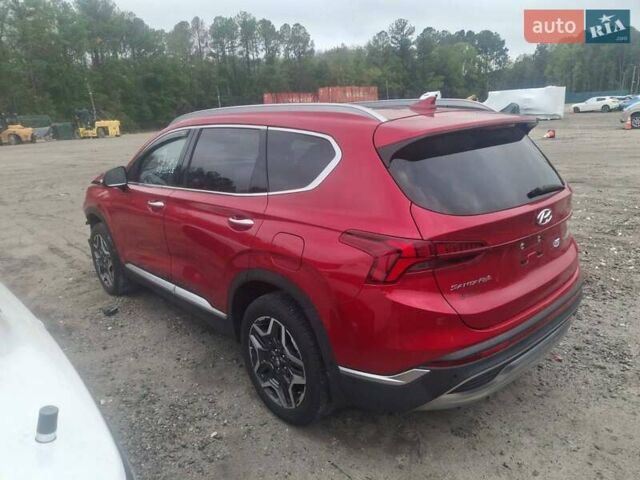 Красный Хендай Санта Фе, объемом двигателя 2.5 л и пробегом 75 тыс. км за 18300 $, фото 5 на Automoto.ua