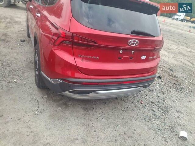 Красный Хендай Санта Фе, объемом двигателя 2.5 л и пробегом 75 тыс. км за 18300 $, фото 6 на Automoto.ua