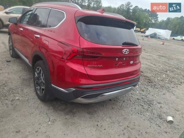 Красный Хендай Санта Фе, объемом двигателя 2.5 л и пробегом 75 тыс. км за 18300 $, фото 3 на Automoto.ua