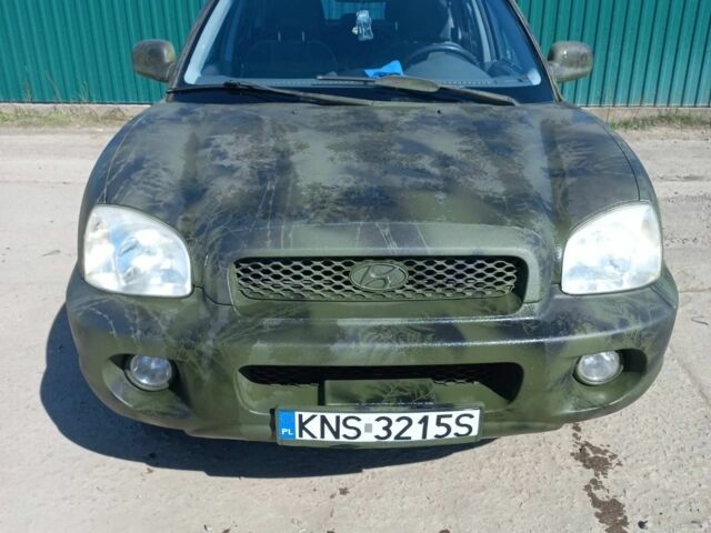 Сірий Хендай Санта Фе, об'ємом двигуна 2 л та пробігом 350 тис. км за 4000 $, фото 1 на Automoto.ua