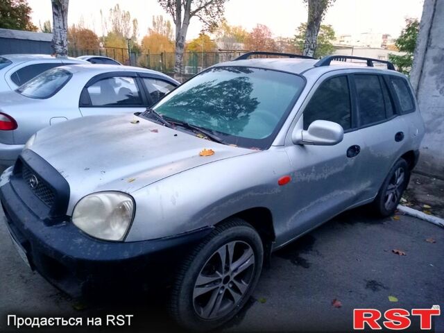 Серый Хендай Санта Фе, объемом двигателя 2 л и пробегом 280 тыс. км за 2500 $, фото 4 на Automoto.ua