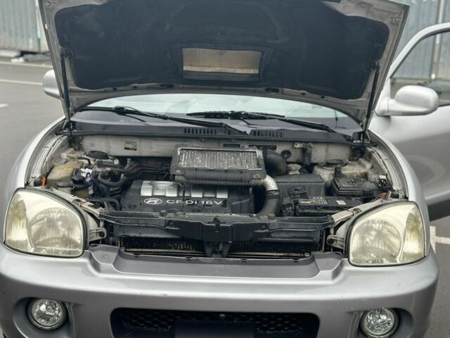 Серый Хендай Санта Фе, объемом двигателя 2 л и пробегом 241 тыс. км за 3159 $, фото 6 на Automoto.ua