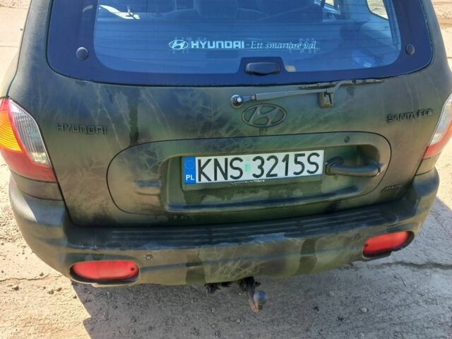 Сірий Хендай Санта Фе, об'ємом двигуна 2 л та пробігом 350 тис. км за 4000 $, фото 2 на Automoto.ua