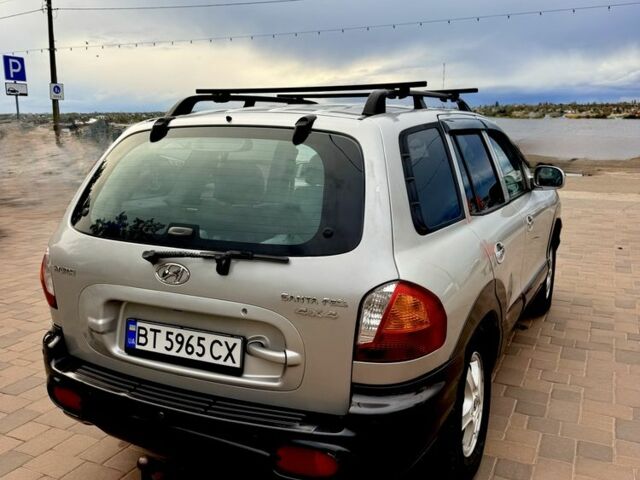 Серый Хендай Санта Фе, объемом двигателя 3.5 л и пробегом 319 тыс. км за 5300 $, фото 2 на Automoto.ua