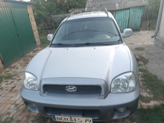 Сірий Хендай Санта Фе, об'ємом двигуна 2 л та пробігом 215 тис. км за 2860 $, фото 3 на Automoto.ua