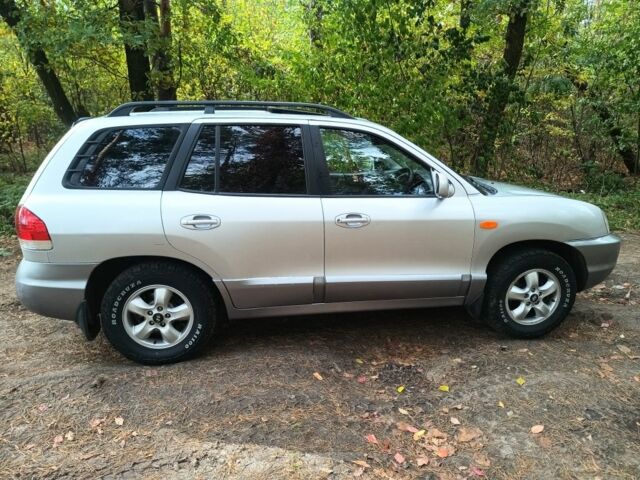 Серый Хендай Санта Фе, объемом двигателя 2 л и пробегом 290 тыс. км за 2650 $, фото 6 на Automoto.ua