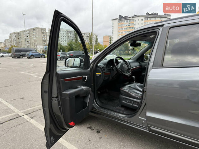 Серый Хендай Санта Фе, объемом двигателя 2.2 л и пробегом 244 тыс. км за 8900 $, фото 6 на Automoto.ua