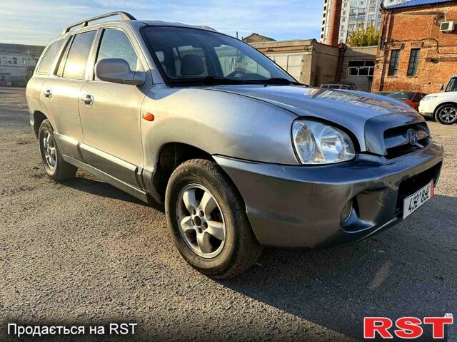 Серый Хендай Санта Фе, объемом двигателя 2 л и пробегом 290 тыс. км за 3500 $, фото 2 на Automoto.ua