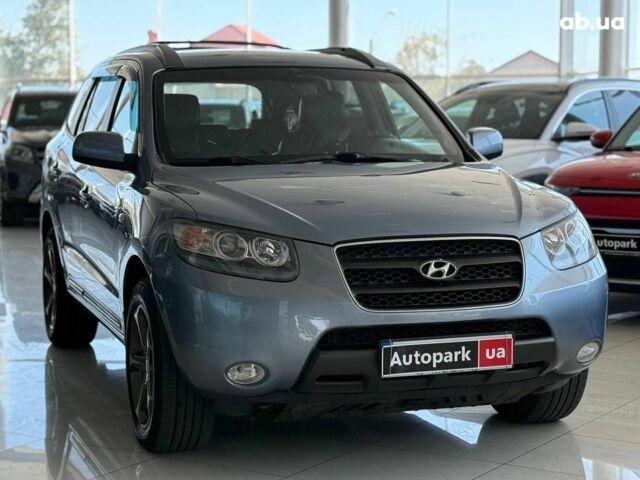 Серый Хендай Санта Фе, объемом двигателя 2.2 л и пробегом 200 тыс. км за 8990 $, фото 2 на Automoto.ua