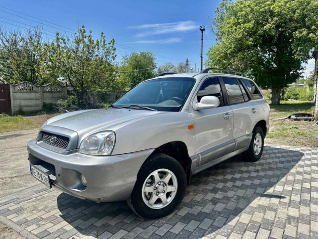 Серый Хендай Санта Фе, объемом двигателя 2 л и пробегом 123 тыс. км за 6555 $, фото 3 на Automoto.ua