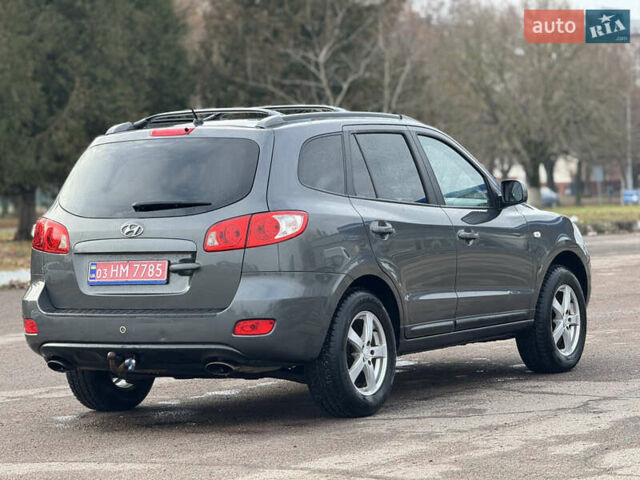 Серый Хендай Санта Фе, объемом двигателя 2.2 л и пробегом 260 тыс. км за 8700 $, фото 5 на Automoto.ua