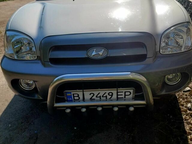 Серый Хендай Санта Фе, объемом двигателя 2 л и пробегом 200 тыс. км за 7650 $, фото 15 на Automoto.ua