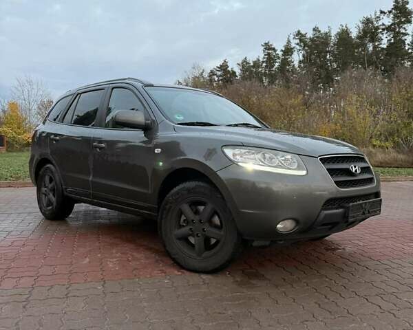 Серый Хендай Санта Фе, объемом двигателя 2.2 л и пробегом 199 тыс. км за 6800 $, фото 11 на Automoto.ua
