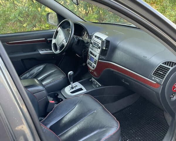 Серый Хендай Санта Фе, объемом двигателя 2.2 л и пробегом 267 тыс. км за 8999 $, фото 7 на Automoto.ua