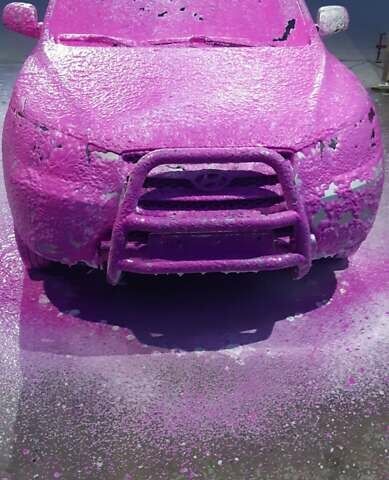 Серый Хендай Санта Фе, объемом двигателя 2.19 л и пробегом 260 тыс. км за 10700 $, фото 1 на Automoto.ua