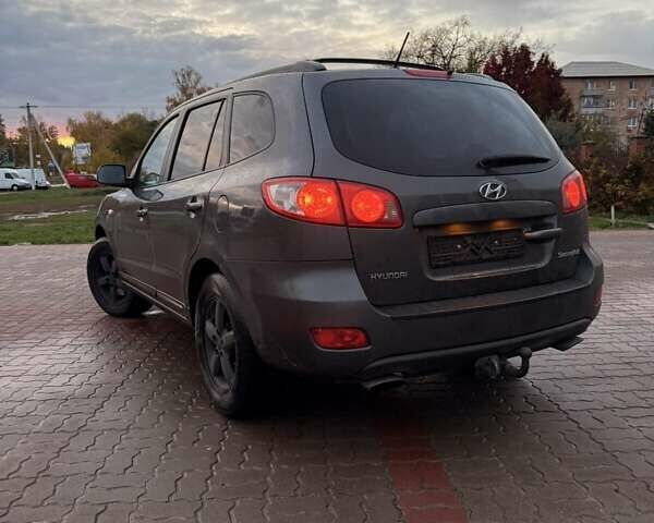 Серый Хендай Санта Фе, объемом двигателя 2.2 л и пробегом 199 тыс. км за 6800 $, фото 2 на Automoto.ua