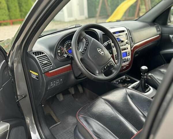 Серый Хендай Санта Фе, объемом двигателя 2.19 л и пробегом 286 тыс. км за 9000 $, фото 5 на Automoto.ua