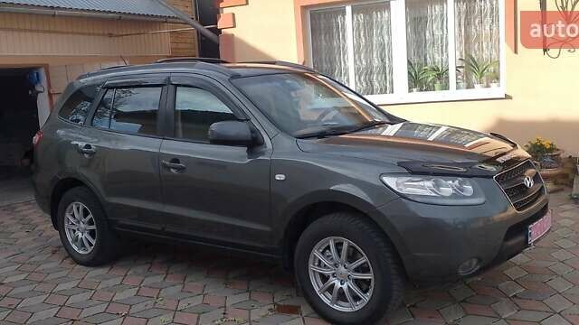 Серый Хендай Санта Фе, объемом двигателя 2.2 л и пробегом 185 тыс. км за 10700 $, фото 3 на Automoto.ua