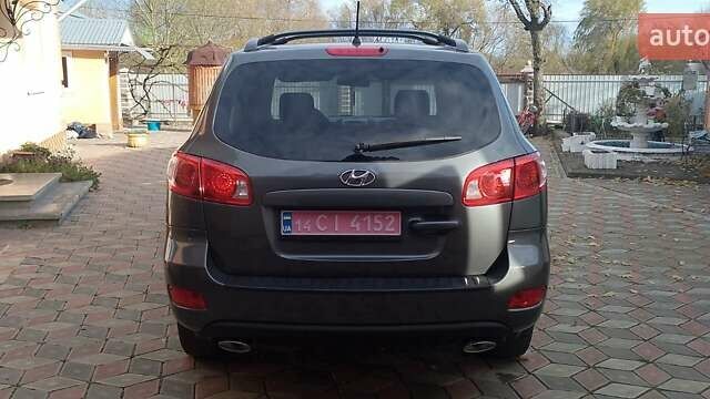 Серый Хендай Санта Фе, объемом двигателя 2.2 л и пробегом 185 тыс. км за 10700 $, фото 5 на Automoto.ua