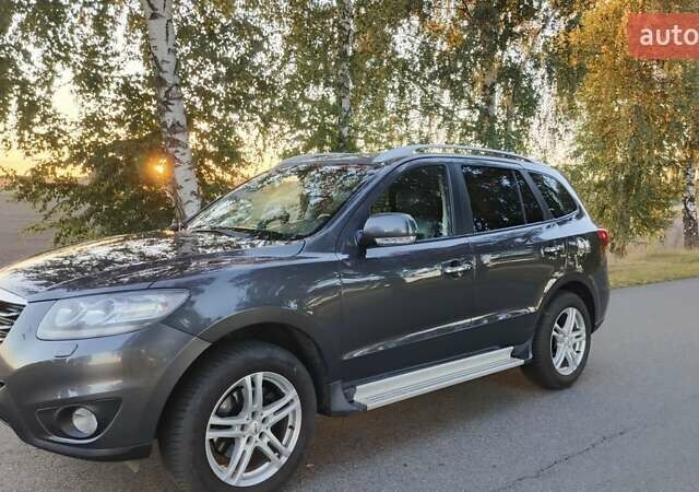 Серый Хендай Санта Фе, объемом двигателя 2.2 л и пробегом 222 тыс. км за 12500 $, фото 8 на Automoto.ua