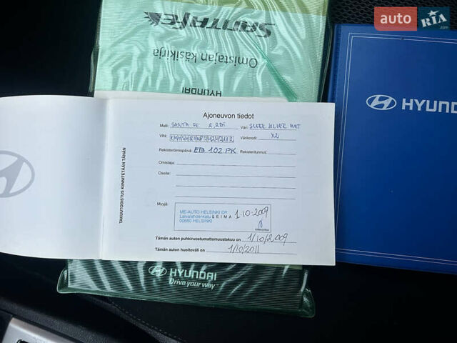 Сірий Хендай Санта Фе, об'ємом двигуна 2.2 л та пробігом 269 тис. км за 9990 $, фото 90 на Automoto.ua