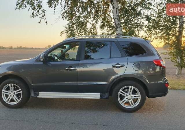Серый Хендай Санта Фе, объемом двигателя 2.2 л и пробегом 222 тыс. км за 12500 $, фото 5 на Automoto.ua