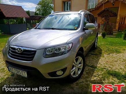 Серый Хендай Санта Фе, объемом двигателя 2.2 л и пробегом 226 тыс. км за 10850 $, фото 1 на Automoto.ua