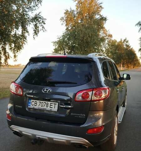 Серый Хендай Санта Фе, объемом двигателя 2.2 л и пробегом 222 тыс. км за 12500 $, фото 4 на Automoto.ua