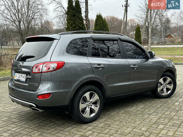 Серый Хендай Санта Фе, объемом двигателя 2.2 л и пробегом 197 тыс. км за 12900 $, фото 6 на Automoto.ua