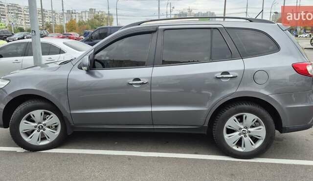 Серый Хендай Санта Фе, объемом двигателя 2.2 л и пробегом 308 тыс. км за 12200 $, фото 3 на Automoto.ua