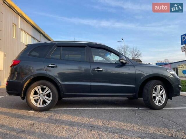 Серый Хендай Санта Фе, объемом двигателя 2.2 л и пробегом 223 тыс. км за 12800 $, фото 4 на Automoto.ua
