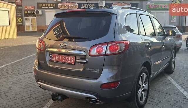 Сірий Хендай Санта Фе, об'ємом двигуна 2.2 л та пробігом 266 тис. км за 12300 $, фото 7 на Automoto.ua