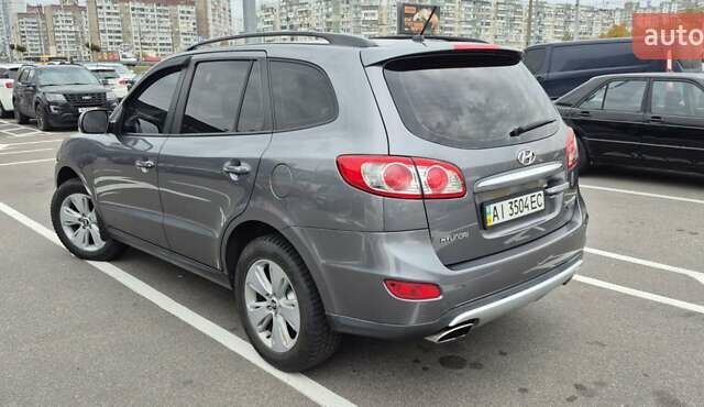 Серый Хендай Санта Фе, объемом двигателя 2.2 л и пробегом 308 тыс. км за 12200 $, фото 1 на Automoto.ua