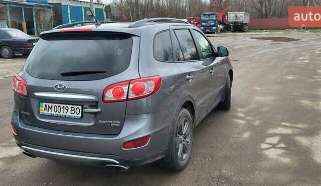 Сірий Хендай Санта Фе, об'ємом двигуна 2.2 л та пробігом 232 тис. км за 13500 $, фото 4 на Automoto.ua