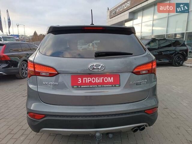 Серый Хендай Санта Фе, объемом двигателя 2.2 л и пробегом 265 тыс. км за 17000 $, фото 6 на Automoto.ua
