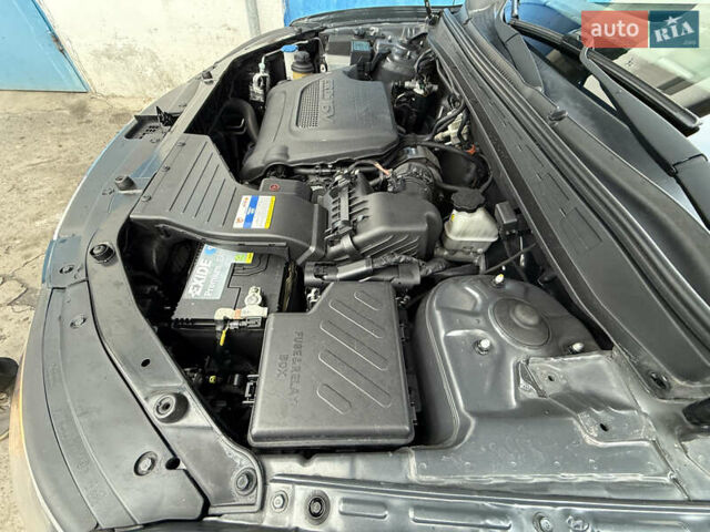 Серый Хендай Санта Фе, объемом двигателя 2.2 л и пробегом 209 тыс. км за 13999 $, фото 1 на Automoto.ua