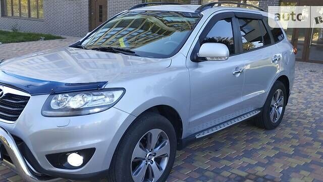 Серый Хендай Санта Фе, объемом двигателя 2.2 л и пробегом 125 тыс. км за 15200 $, фото 15 на Automoto.ua