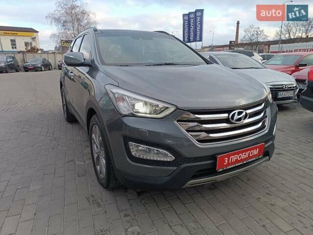 Серый Хендай Санта Фе, объемом двигателя 2.2 л и пробегом 265 тыс. км за 17000 $, фото 1 на Automoto.ua