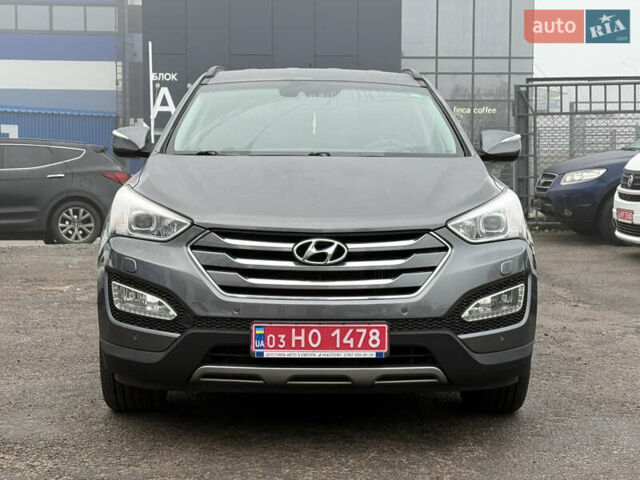 Сірий Хендай Санта Фе, об'ємом двигуна 2.2 л та пробігом 183 тис. км за 16999 $, фото 1 на Automoto.ua