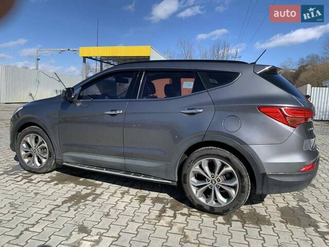 Сірий Хендай Санта Фе, об'ємом двигуна 2 л та пробігом 193 тис. км за 21000 $, фото 7 на Automoto.ua