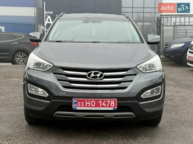 Сірий Хендай Санта Фе, об'ємом двигуна 2.2 л та пробігом 183 тис. км за 16999 $, фото 3 на Automoto.ua