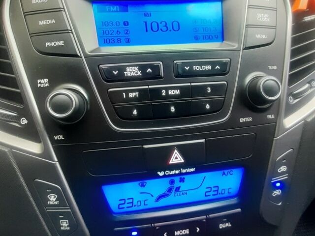 Серый Хендай Санта Фе, объемом двигателя 2 л и пробегом 185 тыс. км за 16000 $, фото 2 на Automoto.ua