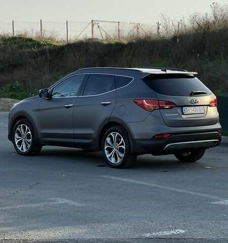 Серый Хендай Санта Фе, объемом двигателя 2.2 л и пробегом 96 тыс. км за 22000 $, фото 3 на Automoto.ua