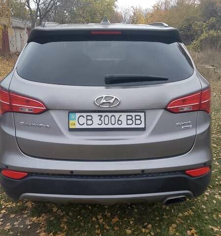 Сірий Хендай Санта Фе, об'ємом двигуна 2.4 л та пробігом 147 тис. км за 14500 $, фото 5 на Automoto.ua