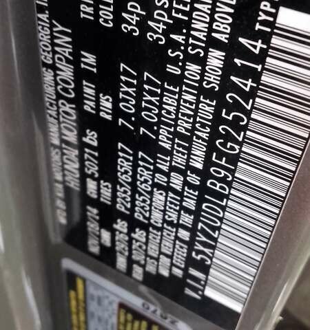 Сірий Хендай Санта Фе, об'ємом двигуна 2.4 л та пробігом 147 тис. км за 14500 $, фото 14 на Automoto.ua