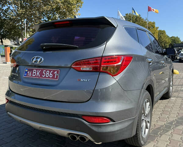 Серый Хендай Санта Фе, объемом двигателя 2 л и пробегом 171 тыс. км за 16900 $, фото 3 на Automoto.ua