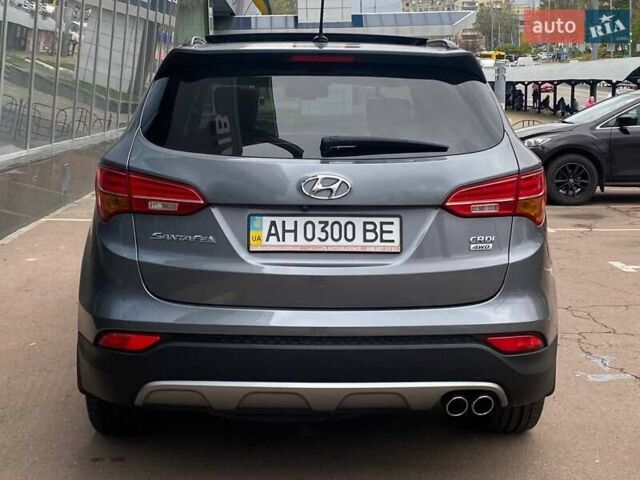 Серый Хендай Санта Фе, объемом двигателя 2.2 л и пробегом 141 тыс. км за 19900 $, фото 5 на Automoto.ua